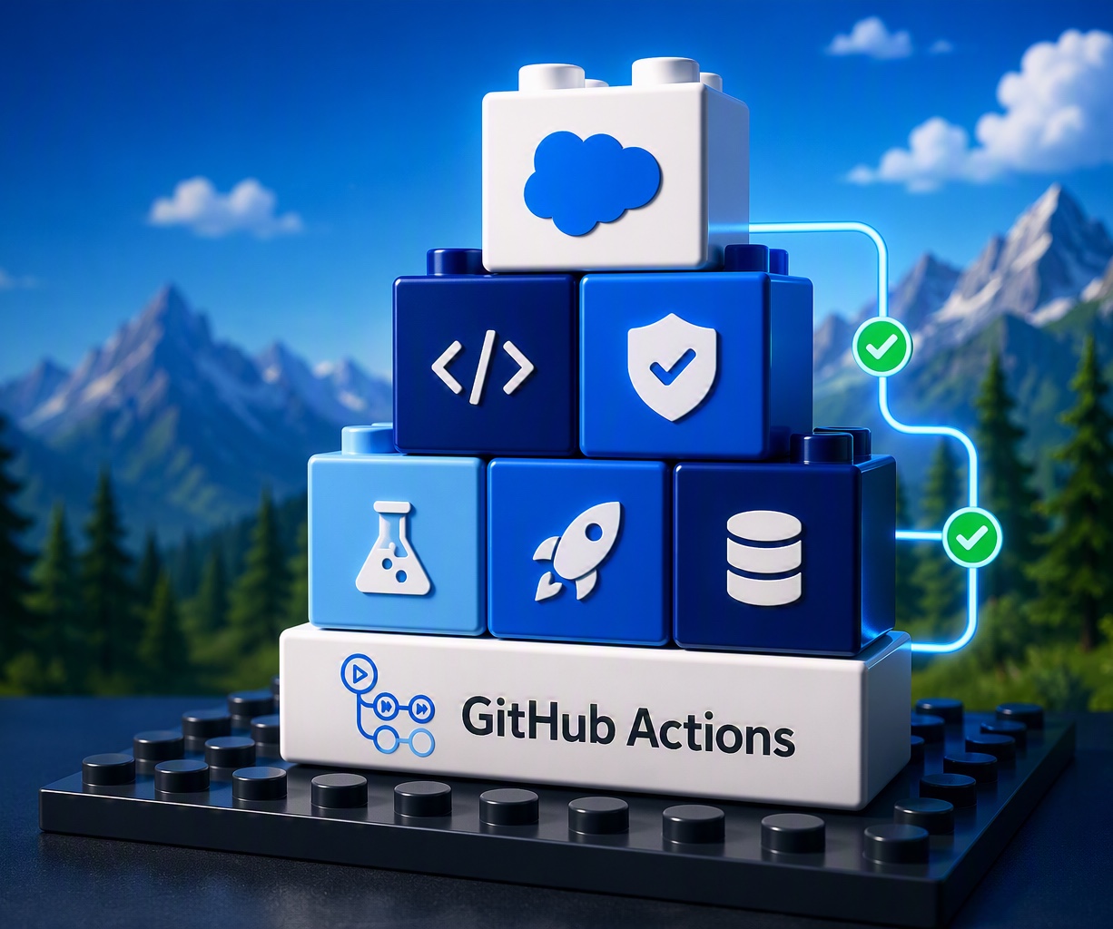 Composable GitHub Actions building blocks for Salesforce CI/CD
